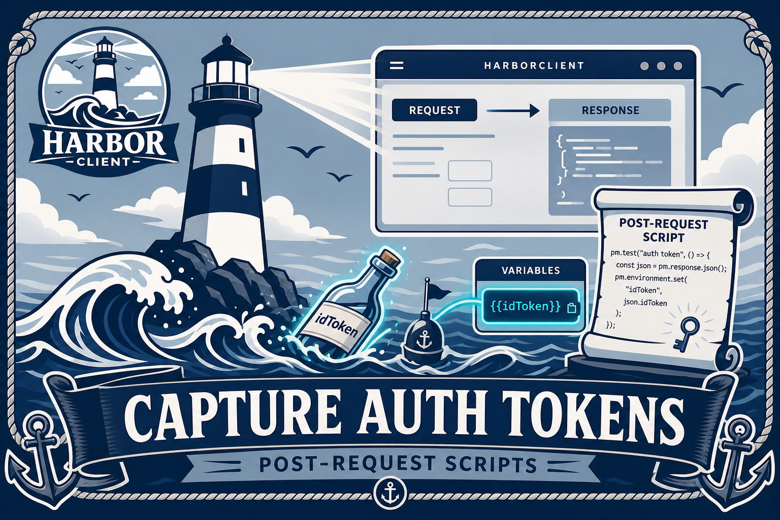 Capture Auth Tokens with Post-Request Scripts in HarborClient